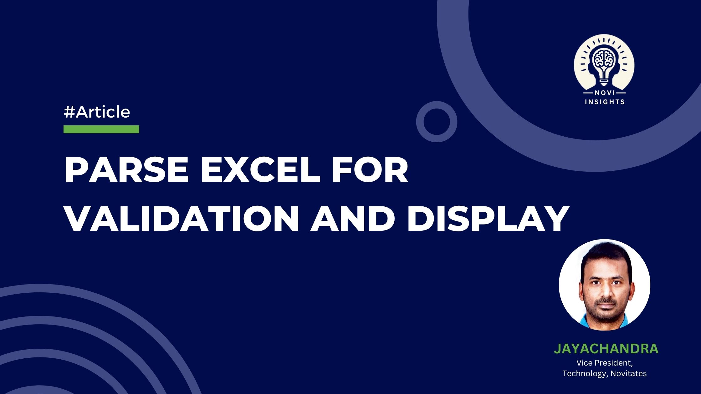 Parse Excel for Validation and Display