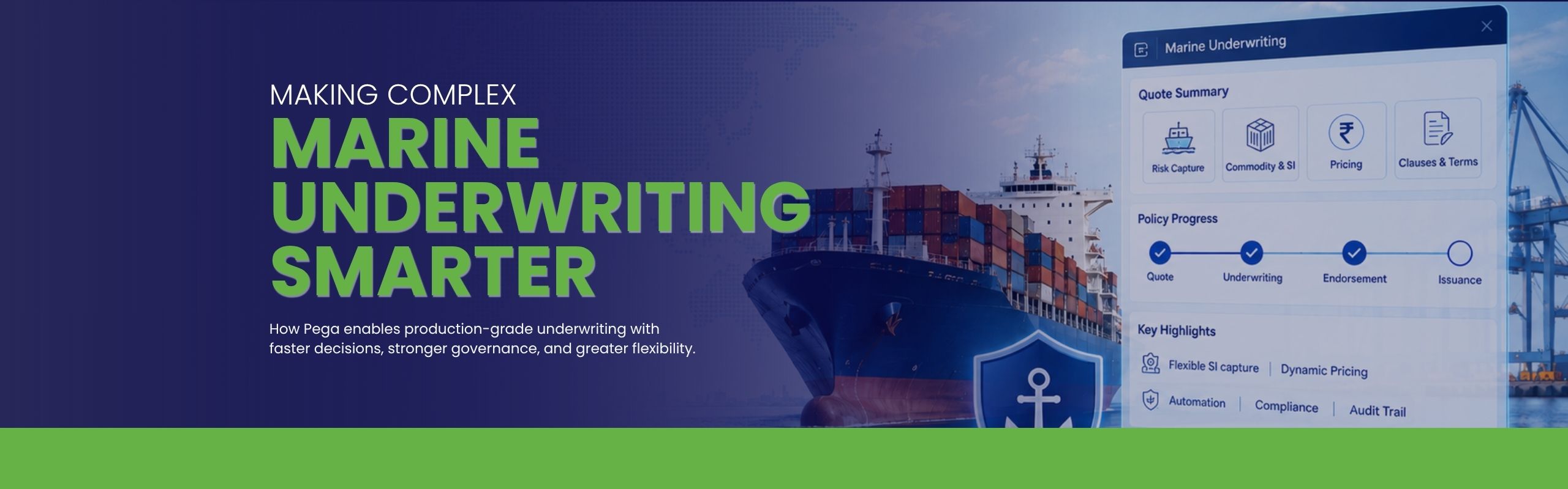 Building a Marine Underwriting Application on Pega